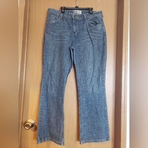 Levi-Strauss & Co. Signature Mid Rise Boot Cut Blue Jeans Misses  Size 14  Short